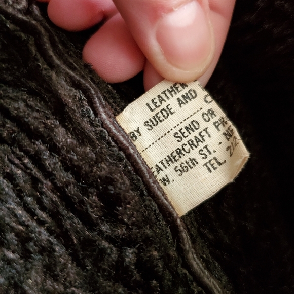 Vintage A&F Originals New York Brown Suede Penny Lane Full Length Overcoat - Picture 3 of 11